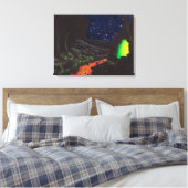 Grotte luminescente : toile Imprimer Taille standa (Insitu(Chambre))