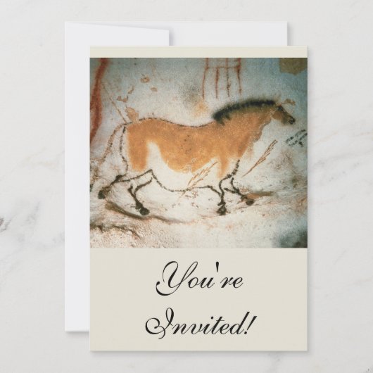 Grottekeningen Lascaux Frans Prehistorisch Kaart (Voorkant)