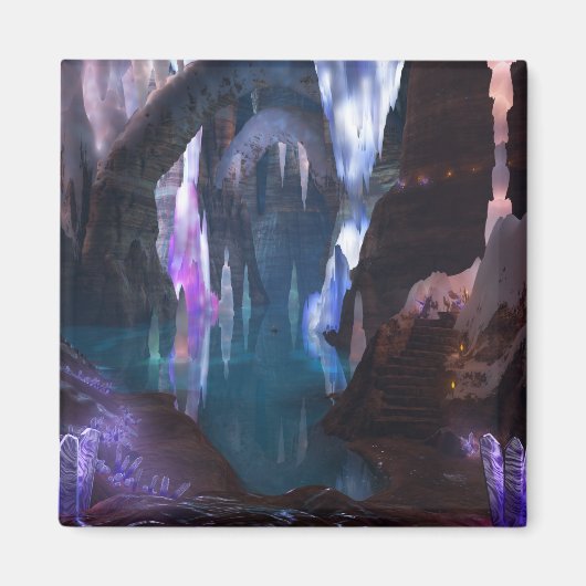Grottes brillantes par aimant nocturne (Devant)