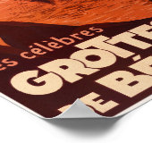 Grottes de Bétharram France Poster vintage 1910 (Coin)