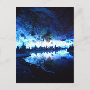 Grottes de Flûte de roseau, Chine, carte postale