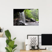Grotto Falls Smoky Mountain Nat'l Park Poster (Bureau à domicile)