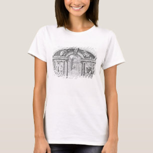 Grotto-ontwerp uit 'The Gardens of Wilton', publis T-shirt