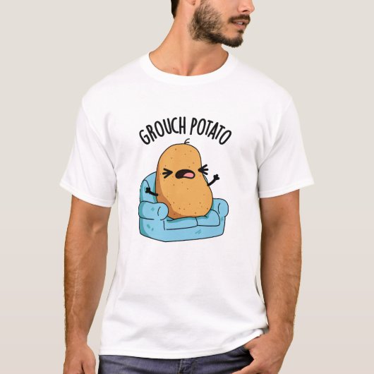 Grouch Aardappel Grappige Veggie Puns T-shirt (Voorkant)