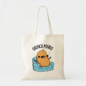 Grouch Aardappel Grappige Veggie Puns Tote Bag (Voorkant)