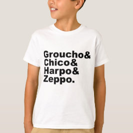 Groucho & Chico & Harpo & Zeppo T-shirt