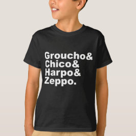 Groucho & Chico & Harpo & Zeppo T-shirt