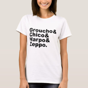 Groucho & Chico & Harpo & Zeppo T-shirt