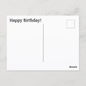 Grouchy Grumpy Cat Exotic Korthaar Perzisch Briefkaart (Achterkant)