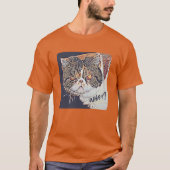 Grouchy Grumpy Cat Funny T-shirt (Voorkant)