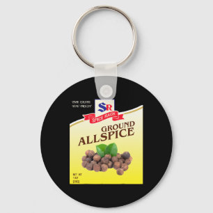 Ground Allspice Halloween Kostuum Unieke Leuke Foo Sleutelhanger