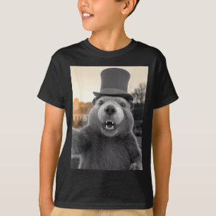 Ground Hog Day Bosmardier Grappige Groundhog Selfi T-shirt