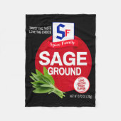 Ground Sage Halloween Sce Costume Group Matching  Fleece Deken (Voorkant)