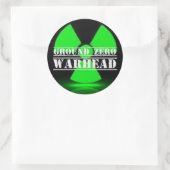 Ground Zero Warhead Ronde Sticker (Tas)