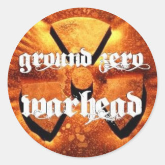 Ground Zero Warhead Verroest Ronde Sticker