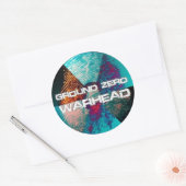 Ground Zero Warhead vingerafdruk Ronde Sticker (Envelop)