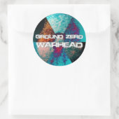 Ground Zero Warhead vingerafdruk Ronde Sticker (Tas)