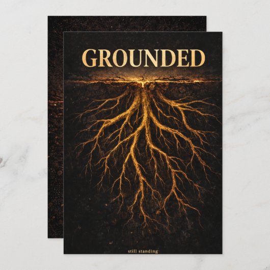 GROUNDED (Voorkant / Achterkant)