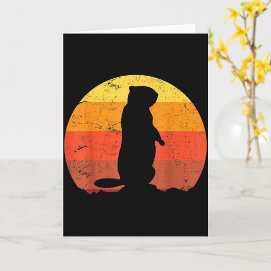 Groundhog _9 kaart (Gele Bloem)