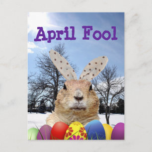 Groundhog April Fool Day Briefkaart