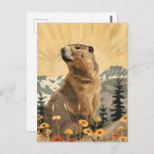  Groundhog Briefkaart (Voorkant / Achterkant)