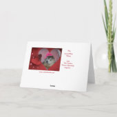 Groundhog, carte de Saint-Valentin de Clara (Dos)