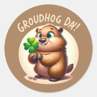 Groundhog dag sticker