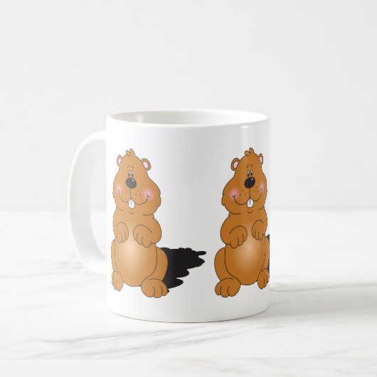 GROUNDHOG DAME CAFÉ MUG (Devant gauche)