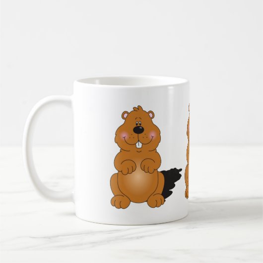 GROUNDHOG DAME CAFÉ MUG (Gauche)