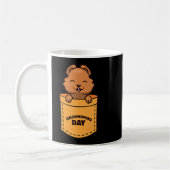 Groundhog Day 2023 Pocket Meme Funny Groundhog Lov Koffiemok (Links)