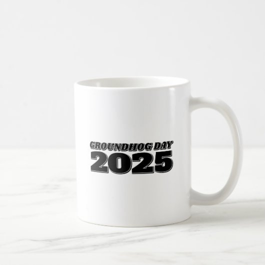Groundhog Day 2025 Koffiemok (Rechts)