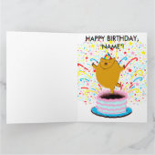 Groundhog Day Birthday Kaart (Binnen)