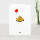 Groundhog Day Birthday-kaart Kaart (Achterkant)