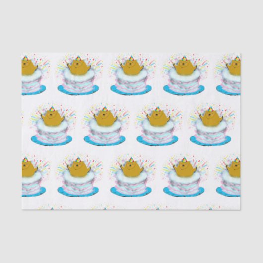 Groundhog Day Birthday Tissue Paper Tissuepapier (Voorkant)