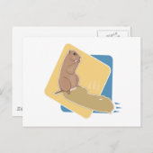 Groundhog Day Briefkaart (Voorkant / Achterkant)