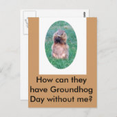 Groundhog Day Briefkaart (Voorkant / Achterkant)