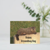 Groundhog Day Briefkaart (Staand voorkant)