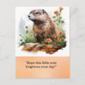 Groundhog Day Briefkaart - Leuke en eigenzinnige g (Voorkant)