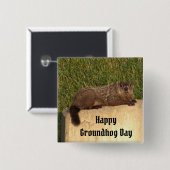 Groundhog Day Button (Voorkant /achterkant)