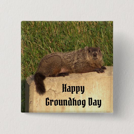Groundhog Day Button (Voorkant)