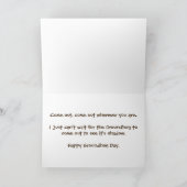 Groundhog Day Card Kaart (Binnen)