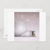 Groundhog Day - Chillin' bij de igloo Briefkaart (Voorkant / Achterkant)