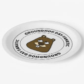 Groundhog Day Fanatic Papieren Bordje (Gekanteld)