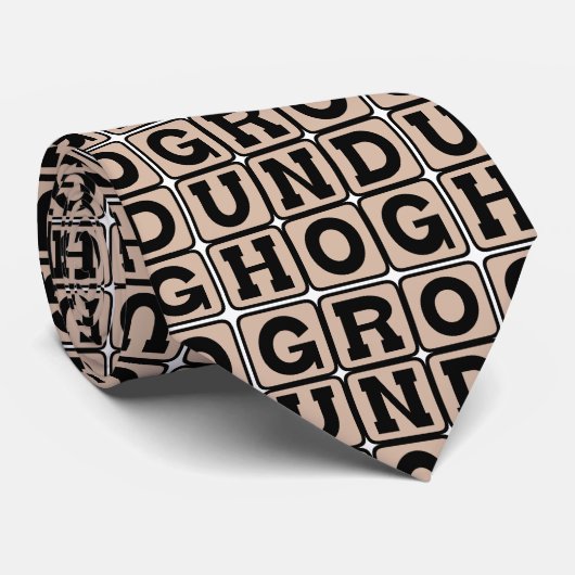 Groundhog Day, feestdag Stropdas (Opgerold)