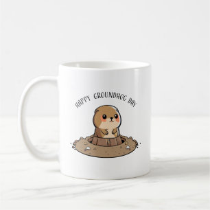 Groundhog Day Kawaii-Mok Koffiemok