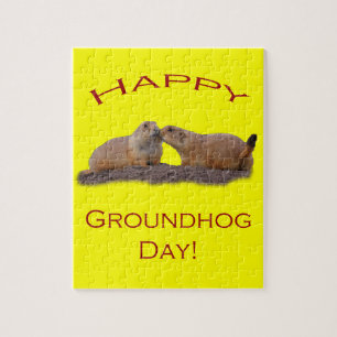 Groundhog Day Kiss Legpuzzel