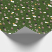 Groundhog Day-patroon Cadeaupapier (Hoek)