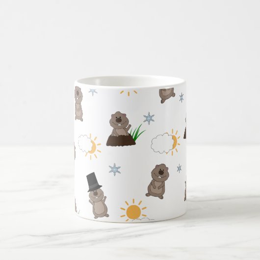 Groundhog Day-patroon Koffiemok (Center)
