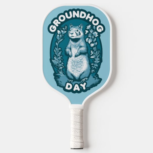 Groundhog Day Pickleball Paddle (Voorkant)