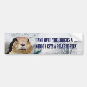 Groundhog Day Polar Vortex Bumpersticker